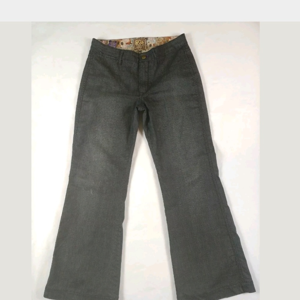 Rich & Skinny jeans 30 huntress plaid boot cut